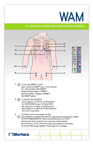 WAM 12 Lead ECG Lead Guide Rev D1