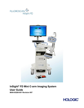 InSight FD Mini C-arm System User Guide Rev 007