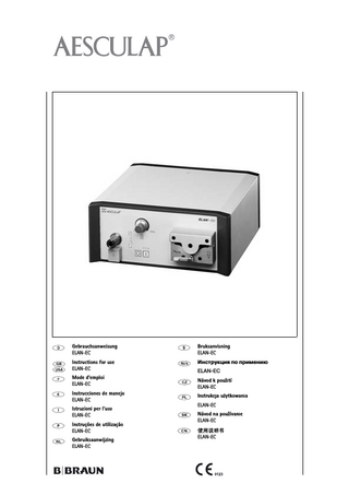 ELAN-EC GA835 Instructions for Use Dec 2010