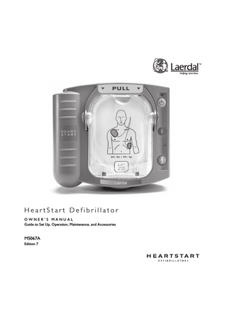 HeartStart Defribillator M5067A Owners Manual Edition 7