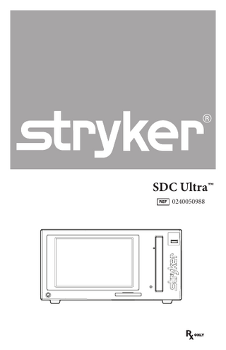 SDC Ultra Ref0240050988 Instructions for Use Rev K Feb 2016