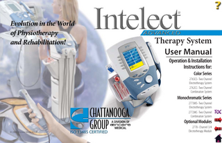 Intelect ADVANCED User Manual 2005