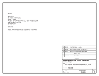 Terumo Cardiovascular Systems CDI System 550 Operators Manual