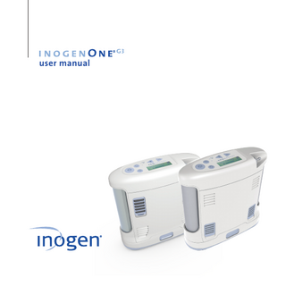 Inogen One G3 User Manual Rev A