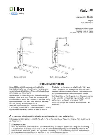 Golvo Instructions for Use Rev 3