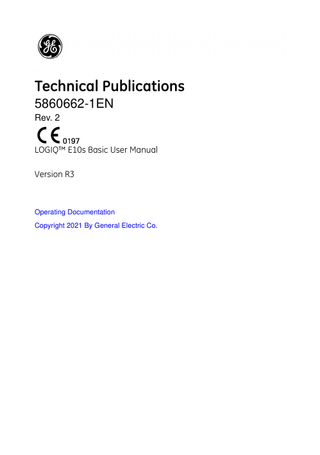 LOGIQ E10s Basic User Manual Rev 2 May 2021