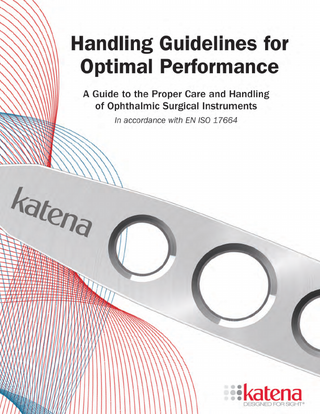 katena Handling Guidelines for Optimal Performance