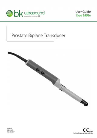 Biplane Transducer Type 8808e User Guide