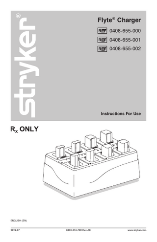 Flyte Charger Instructions for Use Rev AB July 2019