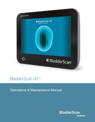 BladderScan i10 Operations and Maintenance Manual Rev 03