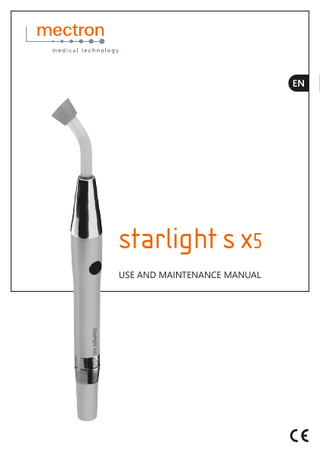 starlight s x5 USE AND MAINTENANCE MANUAL  