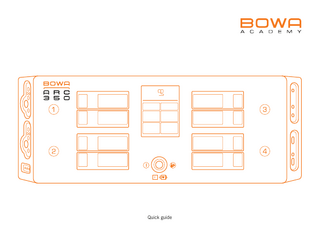 BOWA ARC 350 Quick Guide V2.1 Aug 2019