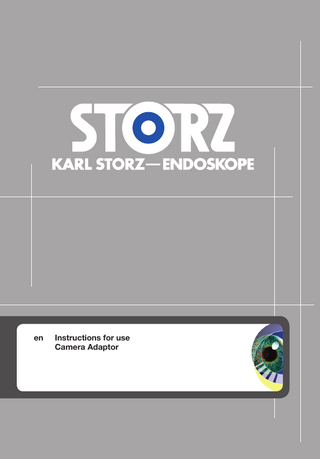 Table of contents  Table of contents 1 General information... 4 1.1 Read the instructions for use ... 4 1.2 Read the instructions for use of combinable products... 4 1.3 Description of warning messages... 4 2 Normal use... 5 2.1 Intended use ... 5 2.2 Indications... 5 2.3 Contraindications... 5 2.4 Target user populations ... 5 2.5 Patient groups... 5 3 Safety ... 6 3.1 Serious incidents ... 6 3.2 Unsterile product ... 6 3.3 Correct handling ... 6 3.4 Damaged products ... 6 3.5 Working in the field of vision... 6 3.6 Patient leakage current ... 7 3.7 Expiry date passed ... 7 3.8 Damaged packaging... 7 4 Product description ... 8 4.1 Product overview ... 8 4.2 Technical data... 8 4.3 Symbols on the packaging ... 9 4.4 Ambient conditions ... 9 5 Preparation... 10 5.1 Unpacking the product ... 10 5.2 Testing the product... 10 5.3 Mounting the product on the camera head ... 10 5.4 Mounting the product on the telescope ... 10 6 Disassembly... 11 6.1 Disassembling the product ... 11 7 Maintenance, servicing, repairs, and disposal... 12 7.1 Disposing of the product ... 12 8 Subsidiaries... 13  Instructions for use • Camera Adaptor • KHE924_EN_V1.0_02-2021_IFU_CE-MDR  3  