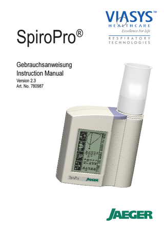 SpiroPro Instruction Manual Ver 2.3