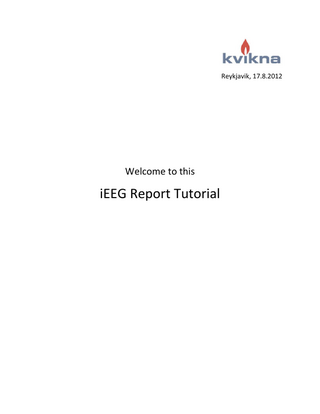 iEEG Report Tutorial Aug 2012