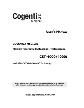 CST-4000 and 4000i User Manual Rev E June 2015