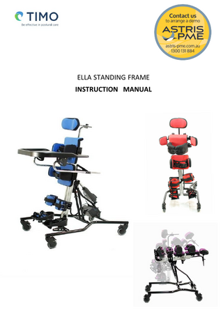 ELLA STANDING FRAME INSTRUCTION MANUAL  