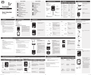 FreeStyle Optium Neo Owners Setup Guide Users Manual Rev B Oct 2013