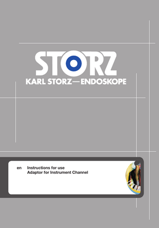 Adaptor for Instrument Channel Instructions For Use