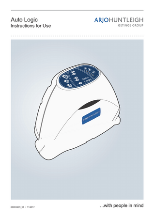 ARJOHUNTLEIGH AUTO LOGIC Instructions for Use Rev 6 Nov 2017