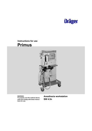 Primus Instructions for Use sw 4.5n 5th Edition Feb 2015