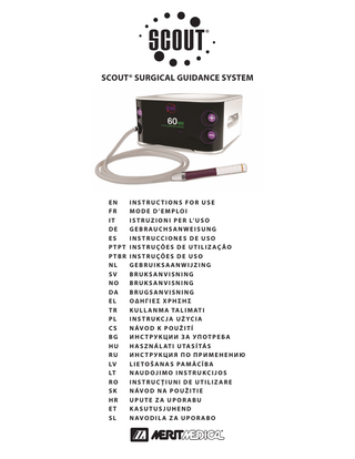 SCOUT SURGICAL GUIDANCE System  Instuctions for Use