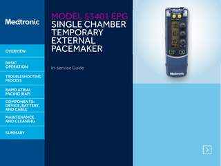 53401 Temporary Pacemaker In-Service Guide April 2017