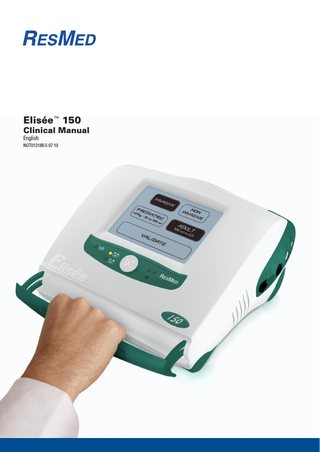 Elisée™ 150  Clinical Manual English  NOT013189-5 07 10  