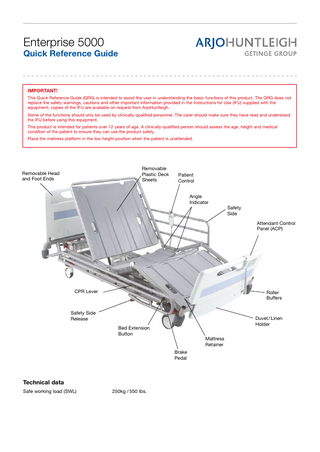 Enterprise 5000 Quick Reference Guide Dec 2012