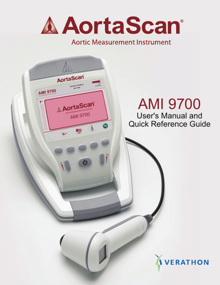 AMI 9700 Users Manual and Quick Reference Guide - 0900-2690-02-20