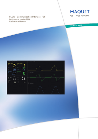 FLOW-i Communication Interface, FCI Reference Manual Rev 06 April 2012