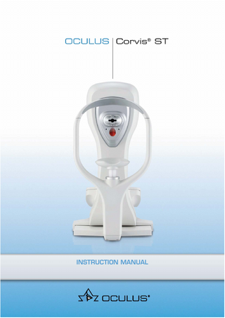 Corvis ST Instruction Manual Jan 2012