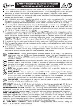 QUATTRO Systems Information and User Guidelines Jan 2017