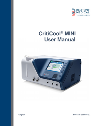 CritiCool MINI User Manual Rev G