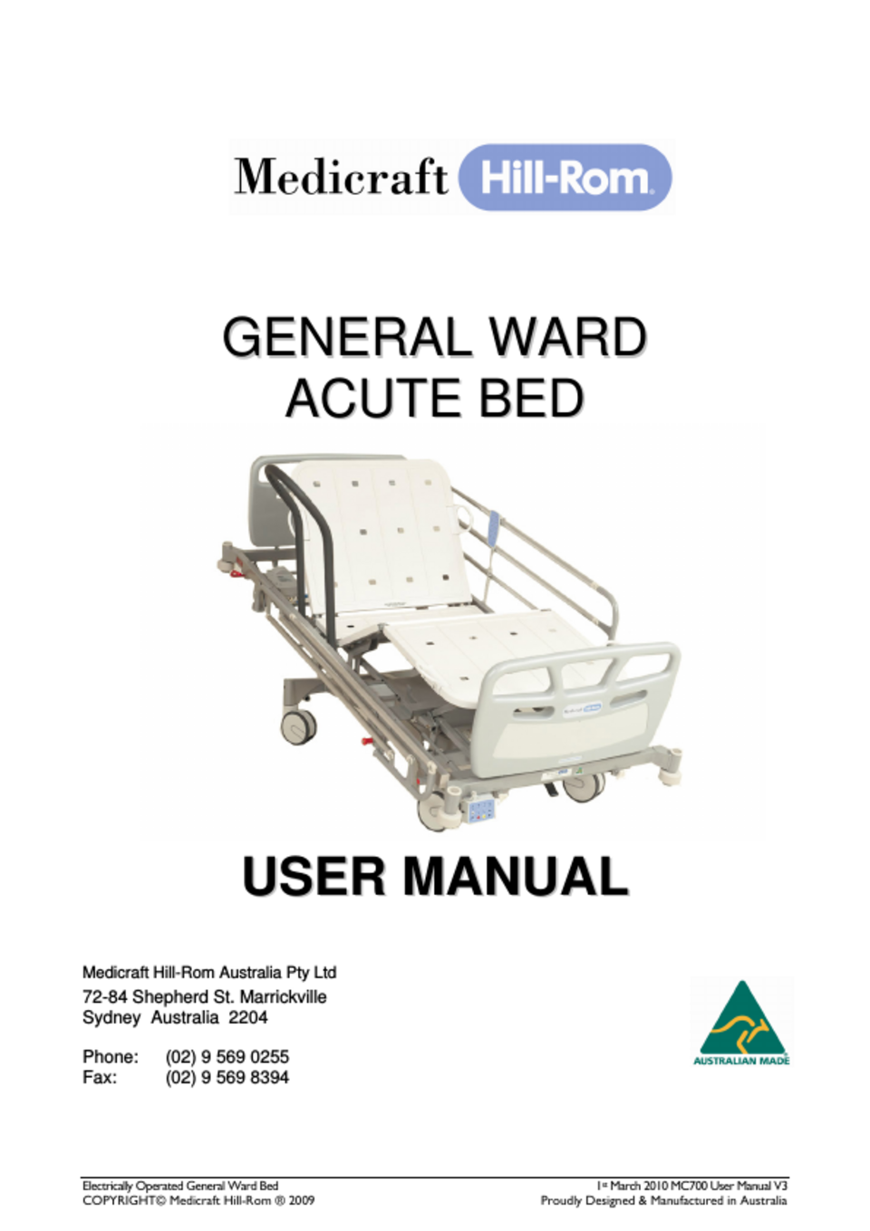 Hill Rom Bed Troubleshooting  