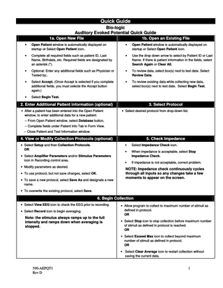 AEP Quick Guide Rev D