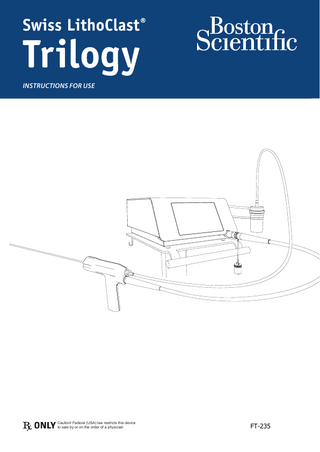 Swiss LithoClast Trilogy Instructions for Use Rev A-01 Sept 2017