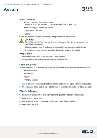 Auralis Quick Reference Guide