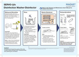 SERVO-U and SERVO-n Cleaning Posters Rev 10 Dec 2015