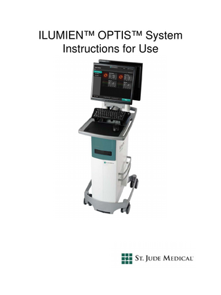 ILUMIEN OPTIS System Instructions for Use Manual March 2013