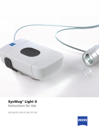 EyeMag Light II Headlamp Instructions for Use  V1.2  July 2022