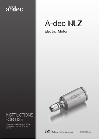 NLZ Electric Motor Instructions for Use