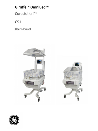 Giraffe OmniBed Carestation CS1 User Manual Rev L