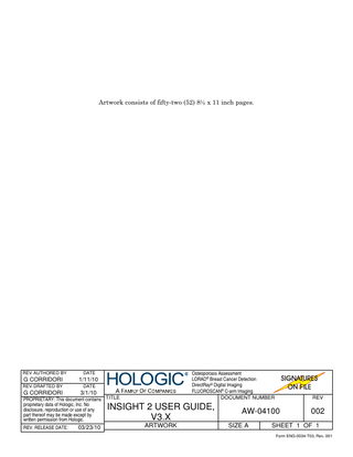 InSight User Guide V3.X Rev 002 March 2010