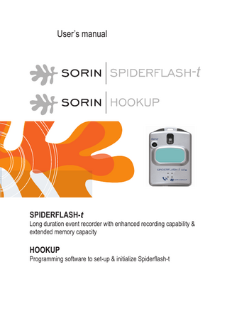 SPIDERFLASH-t and HOOKUP Users Manual 