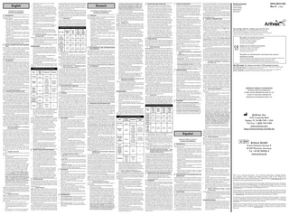 English Symbols glossary can be found at www.arthrex.com/symbolsglossary. A. REFERENCES These instructions were developed using the guidance given in the following standards: • ANSI/AAMI ST79, “Comprehensive Guide to Steam Sterilization and Sterility Assurance in Health Care Facilities” • ISO 17664: Processing of health care products – Information to be provided by the medical device manufacturer for the processing of medical devices • ISO 17665-1: Sterilization of health care products – Moist heat – Part 1: Requirements for the development, validation, and routine control of a sterilization process for medical devices • AAMI TIR30: A compendium of processes, materials, test methods, and acceptance criteria for cleaning reusable medical devices • AAMI ST77: Containment devices for reusable medical device sterilization • AAMI TIR 34: Water for the reprocessing of medical devices • Reprocessing Medical Devices in Health Care Settings: Validation Methods and Labeling Guidance for Industry and Food and Drug Administration Staff B. DEVICE DESCRIPTION AND INFORMATION This device may be a reusable or a single-use non-sterile instrument. Or, it may be a reusable sterile or non-sterile instrument that may be attached to power. Check the package labeling. Users of this device are encouraged to contact their Arthrex representatives if, in their professional judgment, they require a more comprehensive surgical technique. Arthrex provides detailed surgical techniques in print, video, and electronic formats. The Arthrex website also provides detailed surgical technique information and demonstrations. C. VALIDATION The recommended cleaning, disinfection, and sterilization methods in this DFU have been validated in compliance with federal and international guidance/standards. In accordance with ISO 17665, the “overkill” approach was used for sterilization validation, and demonstrates a sterility assurance level (SAL) of 10-6. Cleaning, disinfecting, and sterilizing equipment and materials vary in performance characteristics. Therefore, it is the responsibility of the facility/end user to perform the appropriate validation testing for any use beyond recommended performance characteristics. In accordance with ISO 17664 and AAMI TIR30, limit values and a means for monitoring chemical residues following cleaning have been established for the product. In assessing the level of cleaning residuals following the cleaning processes, a clinically relevant method was utilized for testing the safety of residuals as part of the validation protocol. Deionized (critical) water was utilized as the terminal rinse water quality to ensure that residuals will not interfere with subsequent processing steps. Repeated processing has minimal effect on these devices. End of life is normally determined by wear and damage due to the intended use. The user assumes liability and is responsible for the use of a damaged and dirty device. D. CLEANING AND DISINFECTION Devices must be adequately cleaned and sterilized prior to use or re-use. All devices are to be cleaned, disinfected, and sterilized prior to each application; this is required as well for the first use after delivery of the unsterile devices. Effective cleaning is an indispensable requirement for effective sterilization of the devices. Single-use devices must be cleaned separately from soiled devices. A device labeled as a Single Use device must never be reused. Used refers to those single use devices that have come into contact with blood, bone, tissue, or other body fluids. Any unused single use device that has been exposed to blood, bone, tissue, or body fluids must not be reprocessed and must be discarded. Reuse may pose health and/or safety risks to the patient that can include, but are not limited to cross-infection, breakage resulting in irretrievable fragments, compromised mechanical performance due to wear, lack of or no function, no guarantee of proper cleaning or sterilization of the device. If possible, the Machine procedure (Washer-Disinfector) should be used for cleaning and disinfection of the instruments. The Manual Cleaning procedure should only be used if an automated procedure is not available; in this case, the significantly lower efficiency and reproducibility of the manual procedure should be considered. The Preliminary Cleaning steps are to be performed in both cases. Manual cleaning may require onsite validation by the healthcare facility and appropriate procedures should be in place to avoid human factor variability. I. POINT-OF-USE PREPARATION, CONTAINMENT, AND TRANSPORTATION It is recommended that instruments are reprocessed within a maximum of 2 hours of use. At point of use, soiled instruments must be removed from trays and moistened to prevent debris from drying before transportation to the reprocessing area for cleaning procedures. Soaking in enzyme solutions facilitates cleaning, especially in devices with complex features and hard-to-reach areas (lumens, etc.). These enzyme solutions as well as enzymatic foam sprays break down protein matter and prevent blood and protein-based materials from drying on devices. Manufacturer’s instructions for preparation and use of these solutions should be explicitly followed. Devices should be contained and transported in a closed, puncture-proof device to ensure safety. Do not clean soiled instruments while in cases or trays. Instrument cases and trays are considered reusable devices. Trays should be inspected for visible soil and must be cleaned prior to use. II. DETERGENT SELECTION Consider the following points during selection of the cleaning detergent: 1. Suitability of the cleaning agent for ultrasonic cleaning (no foam development). 2. Compatibility of the cleaning agent with the instruments. Arthrex recommends the use of neutral pH or enzymatic cleaning agents. Alkaline agents may be used to clean devices in countries where required by law or local ordinance, or where prion diseases such as Transmissible Spongiform Encephalopathy (TSE) or Creutzfeldt - Jakob disease (CJD) are a concern (applies only outside of the US). Arthrex does not recommend the use of a specific brand of cleaning agent. Enzol® and neodisher® MediClean forte were utilized during the validation of these instructions. Caution: Low acid or alkaline solutions are not recommended, as they corrode metal parts and anodized aluminum and compromise polymer plastics. If non-neutral pH cleaning chemistries are utilized, care should be taken to ensure appropriate rinsing, as validated by the end-user facility, and neutralization steps are taken so as to not negatively impact the fit, finish, or function of the device. Pay attention to the instructions of the detergent manufacturer with respect to neutralization and post-rinsing. Follow the instructions of the detergent manufacturer regarding use concentration and temperature for either manual or automated cleaning. Please use only freshly prepared solutions as well as only purified/highly purified water at least for final rinse, and a soft, low-linting cloth and/or filtered medical grade air for drying, respectively. III. PRELIMINARY CLEANING Note: No assembly/disassembly of these devices is required unless stated on the labeling, directions for use, or literature assembly instructions (LAI) pertaining to cleaning, disinfection, and sterilization. Devices that require disassembly are to be disassembled prior to cleaning. 1. Remove excess soil from devices, especially in areas such as joints and crevices, by cleaning the surfaces with a sponge or brush under cold running water or with a non-shedding disposable wipe for a minimum of 1 minute. 2. Rinse the devices at least 1 minute under running utility water (temperature < 35 °C/95 °F). Special attention  should be given to lumens, joint, crevices, and other hard-to-reach areas. 3. Immerse the devices in cleaning solution inside an ultrasonic bath. While immersed in solution, brush the devices for 2 minutes using a soft-bristled brush. Special attention should be given to lumens, joints, crevices, and other hard-to-reach areas. Lumens should be brushed with appropriate diameter and length bristle sizes for the particular lumen. Actuate movable parts at least (5) times during soaking, as applicable. 4. After brushing, turn on ultrasonic power and soak and sonicate for 10 minutes at a minimum of 40±5 kHz. Ensure devices are in the open position and that lumens have complete contact with cleaning solution during soaking. 5. Remove the devices from the cleaning solution and rinse at least 1 minute with utility water. Thoroughly and aggressively rinse lumens, joints, crevices, and other hard-to-reach areas. 6. After the completion of preliminary cleaning, the end user has the option to perform either Manual Cleaning and Disinfection or Machine (Automated) Cleaning and Thermal Disinfection (preferred). IV. MACHINE (AUTOMATED) CLEANING AND THERMAL DISINFECTION Considerations for the selection of the washer-disinfector: • Capable of providing an approved program for thermal disinfection (appropriate exposure time and temperature according to A0 concept) • Final rinse completed with purified (critical, e.g. RO or DI) water and utilizes only filtered air for drying Cleaning Procedure: 1. After preliminary cleaning is complete, load the devices in the washer-disinfector such that all design features of the device are accessible to cleaning and such that design features that might retain liquid can drain (for example, hinges should be open and cannulations/holes positioned to drain). 2. If using alkaline cleaning agents, a neutralization step should be utilized as appropriate. 3. Run an automated wash cycle with fundamentally approved efficiency of the washer-disinfector (for example, CE marking according to EN ISO 15883 or FDA approval/ clearance/registration). The following minimum recommended wash cycle parameters were utilized by Arthrex during the validation of these instructions.  or equivalent guidelines with an appropriate wrap (cleared by the FDA or the local governing body). Sets may also be placed into an approved reusable rigid sterilization container. Aesculap SterilContainer™ and Genesis® rigid containers with perforated bottoms and lids are approved for use with Arthrex, Inc. sets. Areas, or bracketed positions, designated for specific devices shall contain only devices intended for those areas. Devices should not be stacked or placed in close contact. Only Arthrex devices should be included in the trays or cases. These validated instructions are not applicable to trays or cases that include devices not intended to be used with Arthrex trays or cases. II. STERILIZATION Local or national specifications should be followed where steam sterilization requirements are stricter or more conservative than those listed in the table below. Sterilizers vary in design and performance characteristics. Cycle parameters and the load configuration should always be verified against the sterilizer manufacturer’s instructions. RECOMMENDED STEAM STERILIZATION PARAMETERS Cycle Type  Exposure Temperature  Exposure Time  Minimum Drying Time1  Minimum Cooling Time2  US Prevacuum Cycle3  132°C (270°F)  4 Minutes  30 Minutes  30 Minutes  UK Prevacuum Cycle3  134°C (273°F)  Prevacuum Cycle4 (Prion Cycle)  134°C (273°F)  3 Minutes 18 Minutes  30 Minutes 30 Minutes  30 Minutes 30 Minutes  Phase  Recirculation Time  Temperature  Pre-Wash  3 Minutes  Cold Water  N/A  Cleaning Wash  10 Minutes  Follow detergent manufacturer’s recommendation  Enzymatic or alkaline detergent  1 Drying times vary according to load size and should be increased for larger loads. 2 Cooling times vary according to the sterilizer used, device design, temperature and humidity of ambient environment, and type of packaging used. Cooling process should comply with ANSI/AAMI ST79. 3 For markets outside of the US, the cycle parameters listed for exposure time and temperature can be considered as minimum values. 4 For markets outside of the US, reprocessing parameters recommended by the World Health Organization (WHO) where there is concern regarding TSE/CJD contamination. III. SPECIAL PRECAUTION – TRANSMISSIBLE SPONGIFORM ENCEPHALOPATHY AGENTS It is outside the scope of this document to describe in detail the precautions that should be taken for Transmissible Spongiform Encephalopathy (TSE) Agents. The agents for transmission of Creutzfeldt-Jakob disease (CJD) are believed to be resistant to normal processes of disinfection and sterilization and therefore the normal processing methods of decontamination and sterilization as described above may not be appropriate where CJD transmission is a risk. In general, the tissues that come into contact with orthopedic surgical instruments are those of low TSE infectivity. However, particular precautions should be taken when handling instruments that have been used on known, suspected, or at-risk patients. Refer to ANSI/ AAMI ST79 for further information.  Neutralization Rinse (optional)  2 Minutes  Follow detergent manufacturer’s recommendation  Neutralizing agent (as needed)  G. PACKAGING AND LABELING 1. Arthrex devices should be accepted only if the factory packaging and labeling arrive intact. 2. Contact Customer Service if the package has been opened or altered.  Rinse  3 Minutes  Cold Water  N/A  Thermal Disinfection Rinse  5 Minutes  90°C (194°F)  N/A  Drying  Minimum 6 Minutes or until visibly dry  Minimum 100°C (212°F)  N/A  RECOMMENDED WASHING CYCLE PARAMETERS Detergent  4.  Remove the devices from the washer-disinfector following the completion of the program and check devices for visible soil. Repeat cleaning if soil is visible and re-inspect; otherwise, proceed to Inspection and Maintenance section. V. MANUAL CLEANING AND DISINFECTION Following preliminary cleaning, the instructions for Manual Cleaning and Disinfection may be followed as an alternative cleaning method to Machine (Automated) Cleaning and Thermal Disinfection if an automated procedure is not available. 1. After preliminary cleaning is complete, repeat steps 1-5 provided in the Preliminary Cleaning section of this DFU, including rinsing, immersion and sonication, and post-rinsing. Final rinsing should be completed with purified (critical, e.g. RO or DI) water. 2. Check devices for visible soil. Repeat cleaning if soil is visible and re-inspect. 3. Soak the devices for the given soaking time (provided by the disinfectant manufacturer) in disinfectant solution so that the devices are sufficiently covered. Make sure that there is no contact between the devices. Ensure that the device is in the open position during soaking. Actuate movable parts at least five times during disinfection, as applicable. 4. Remove the devices from the disinfectant solution and rinse per disinfectant manufacturer’s instructions. 5. Dry devices thoroughly utilizing filtered medical grade air or a soft, clean, and low-linting cloth. Proceed to Inspection and Maintenance section. E. INSPECTION AND MAINTENANCE 1. Arthrex non-sterile devices are precision medical devices and must be used and handled with care. Inspect the devices for damage prior to use, and at all stages of handling thereafter. If damage is detected, do not use the device prior to consulting the manufacturer for guidance. 2. Devices with cutting functions or sharp points become dull with continuous use. This condition does not indicate a device defect. This condition indicates normal wear. Dull devices may require replacement, if they no longer perform as designed. Inspection prior to use should include verifying the cutting ability and sharpness of these points and edges. 3. To protect instruments from staining and rusting, lubricate all moving parts prior to packaging and sterilization with an instrument lubricant that is biocompatible and has given compatibility with steam sterilization up to 138°C (280°F). Apply lubricants in accordance with manufacturer’s instructions. Re-lubrication is critical for devices that contain actuating mechanisms (e.g. ratcheting handles) to ensure continued effective operation. F. STERILIZATION This device may be provided either sterile or non-sterile. Check the package labeling for more information. For devices that are not provided in a terminally sterilized configuration, sterilization is to be performed following cleaning, disinfection, and sterile packaging prior to use. I. STERILE PACKAGING Singly: Single devices should be packed as to ensure that the pack is large enough to contain the device without stressing the seals. Packaging should be completed utilizing a pouch or wrap which conforms to the recommended specifications for steam sterilization as outlined below. If a wrap is utilized, it should be completed following AAMI double-wrap or equivalent guidelines with an appropriate wrap (cleared by the FDA or the local governing body). Devices may also be placed into an approved reusable rigid sterilization container. Aesculap SterilContainer™ and Genesis® rigid containers with perforated bottoms and lids are approved for use with Arthrex, Inc. devices. Sets: Where appropriate, cleaned, disinfected and inspected devices should be placed into trays/cases as provided or in general-purpose sterilization trays. The total weight of trays/cases should not exceed 11.4kg/25 lbs. (other local limits below 11.4kg/25 lbs. may apply). Trays/cases should be double wrapped following AAMI  H. STORAGE Sterile devices must be stored in the original unopened packaging, away from moisture and should not be used after the expiration date. Non-sterile metal devices should be stored in a clean, dry environment. The shelf life of non-sterile devices is not limited; the devices are manufactured from non-degradable material, which does not raise any question of device stability when stored under recommended conditions. It is the responsibility of the end-user to ensure devices, once sterilized, are stored in such a way as to maintain the sterility of the device until use. Sterile, packaged devices should be stored in a designated, limited access area that is well ventilated and provides protection from dust, moisture, insects, and temperature/humidity extremes. Sterile device packages should be carefully examined prior to opening to ensure that package integrity has not been compromised. Maintenance of sterile package integrity is generally event related. If a sterile wrap is torn, shows any evidence of tampering, or has been exposed to moisture, the device or set must be cleaned, repackaged, and sterilized. I. 1.  2.  3.  4.  5. 6. 7.  J. 1. 2.  3. 4. 5. 6.  CAUTIONS Users of this device are encouraged to contact their Arthrex representatives if, in their professional judgment, they require a more comprehensive surgical technique or more information. Arthrex provides detailed surgical techniques in print, video, and electronic formats. The Arthrex website also provides detailed surgical technique information and demonstrations. To avoid damaging the instruments, do not impact or subject to blunt force any instruments that are designed to be turned or screwed in. When two devices are intended to be threaded together, ensure that they are fully engaged prior to use. Do not use Arthrex instruments for any purpose other than their intended use. Manipulating soft tissue or bone with an instrument not intended for that use may result in damage to the instrument. Instruments with adjustable components must be handled with care. Overtightening or rough handling of the instrument may damage the locking mechanism. Locking mechanisms with internal polymer components may become weakened after repeated autoclaving. Do not use an instrument that is intended to be used with a specific implant on another implant. Flexion of the joint with the instrument in position in the joint may result in bending or breakage of the instrument. Do not overstress the device or use device to pry tissue. I. INSTRUMENT-SPECIFIC CAUTIONS • Depth Guides: When noted on the depth guide, disassemble the device into components prior to cleaning, disinfection, and sterilization. • Staple Driver: Do not use the end of the Staple Driver’s jaws to seat the staple. This will result in the jaws breaking or bending. Do not use a mallet to strike the end cap of the Staple Driver. • Radiolucent Retractors: Use only to retract soft tissue. Do not use as a shield to protect soft tissue from saw blade, osteotome, and/or other surgical instruments. WARNINGS Caution: Federal law restricts this device to sale by or on the order of a physician. After insertion of the instrument into the joint, do not apply additional flexion to the joint. A piece of a broken instrument can become lodged in soft tissue and/or disappear from the arthroscopic view of the surgical field resulting in possible fragments being retained in the patient. This device is intended to be used by a trained medical professional. Follow your institutions policy for safe disposal of all needles and other sharps or medical waste. Biohazard waste, such as explanted devices, needles and contaminated surgical equipment, should be safely disposed of in accordance with the institutions policy. Serious incidents should be reported to Arthrex Inc., or an in-country representative, and to the health authority where the incident occurred.  K. INFORMATION 1. In CE Accepting Countries: Procedures carried out using these devices may be used on the general population. 2. In CE Accepting Countries: The clinical benefits associated with the use of these devices outweigh the known clinical risks. 3. In CE Accepting Countries: There are no unacceptable residual risks or uncertainties associated with the clinical use of these devices.  Deutsch Eine Erklärung der Symbole finden Sie unter www.arthrex.com/symbolsglossary. A. VERWEISE Diese Anweisungen wurden unter Anwendung der in den folgenden Normen enthaltenen Leitlinien entwickelt: • ANSI/AAMI ST79, „Comprehensive Guide to Steam Sterilization and Sterility Assurance in Health Care Facilities“ • ISO 17664: Aufbereitung von Produkten für die Gesundheitsfürsorge − Vom Hersteller für die Aufbereitung von Medizinprodukten bereitzustellende Informationen • ISO 17665-1: Sterilisation von Produkten für die Gesundheitsfürsorge – Feuchte Hitze – Teil 1: Anforderungen an die Entwicklung, Validierung und Lenkung der Anwendung eines Sterilisationsverfahrens für Medizinprodukte • AAMI TIR30: „A compendium of processes, materials, test methods, and acceptance criteria for cleaning reusable medical devices“ • AAMI ST77: „Containment devices for reusable medical device sterilization“ • AAMI TIR 34: „Water for the reprocessing of medical devices“ • Wiederaufbereitung von Medizinprodukten in Gesundheitseinrichtungen: Validierungsmethoden und Leitlinien zur Kennzeichnung für Mitarbeiter im Gesundheitswesen und der US-amerikanischen Arzneimittel-Überwachungsbehörde (FDA) B. BESCHREIBUNG UND INFORMATIONEN ZUM PRODUKT Dieses Produkt kann wiederverwendbar oder unsteril und zum Einmalgebrauch vorgesehen sein. Oder es kann ein wiederverwendbares steriles oder unsteriles Instrument sein, das an das Stromnetz angeschlossen wird. Hinweise auf der Verpackung beachten. Benutzer dieses Produkts, die nach eigenem fachlichem Ermessen eine umfassendere chirurgische Einweisung benötigen, können sich jederzeit gern an ihren Arthrex-Vertriebsmitarbeiter wenden. Arthrex stellt detaillierte Operationstechniken in gedruckter Form, als Video oder in elektronischen Formaten bereit. Auf der Website von Arthrex werden weitere detaillierte Informationen und Demonstrationen von chirurgischen Methoden zur Verfügung gestellt. C. VALIDIERUNG Die in dieser Gebrauchsanweisung empfohlenen Reinigungs-, Desinfektions- und Sterilisationsmethoden wurden in Übereinstimmung mit nationalen und internationalen Leitlinien/Normen validiert. In Übereinstimmung mit ISO 17665 wurde für die Sterilisationsvalidierung das Overkill-Verfahren verwendet, und es wurde ein Sterilisationsvertrauensgrad (Sterility Assurance Level, SAL) von 10-6 erreicht. Die Reinigungs-, Desinfektions-, und Sterilisationsausrüstung und -materialien haben unterschiedliche Leistungsmerkmale. Daher liegt es in der Verantwortung der Einrichtung/des Endanwenders, die entsprechenden Validierungstests für den Einsatz jenseits der empfohlenen Leistungsmerkmale durchzuführen. In Übereinstimmung mit ISO 17664 und AAMI TIR30 wurden Grenzwerte sowie ein Mittel zur Überwachung der chemischen Rückstände nach einer erfolgten Reinigung für das Produkt festgelegt. Zum Zwecke der Einschätzung des Verbleibs von Rückständen von Reinigungsmitteln nach den Reinigungsverfahren wurde zur Prüfung der Sicherheit möglicher Rückstände im Rahmen des Validierungsprotokolls eine klinisch relevante Methode durchgeführt. Deionisiertes (hochreines) Wasser mit einer für die Endspülung geeigneten Wassergüte wurde verwendet, um sicherzustellen, dass die folgenden Verfahrensschritte nicht durch Rückstände beeinträchtigt werden. Eine wiederholte Aufbereitung wirkt sich nur geringfügig auf diese Produkte aus. Die Lebensdauer wird in der Regel anhand der Abnutzung und der Schäden im Zuge eines bestimmungsgemäßen Gebrauchs bestimmt. Der Anwender haftet und ist verantwortlich für den Gebrauch eines beschädigten und verschmutzten Produkts. D. REINIGUNG UND DESINFEKTION Produkte müssen vor ihrem Einsatz oder einer Wiederverwendung entsprechend gereinigt und sterilisiert werden. Alle Produkte müssen vor jedem Einsatz gereinigt, desinfiziert und sterilisiert werden; dies gilt auch für die erstmalige Verwendung nach Lieferung der nicht sterilen Produkte. Eine wirksame Reinigung ist eine unabdingbare Voraussetzung für eine effektive Sterilisation der Produkte. Für den Einmalgebrauch gekennzeichnete Produkte müssen von verschmutzten Produkten getrennt gereinigt werden. Ein als nur für den Einmalgebrauch gekennzeichnetes Produkt darf keinesfalls wiederverwendet werden. Für den Einmalgebrauch gekennzeichnete Produkte gelten als gebraucht, wenn sie mit Blut, Knochen, Gewebe oder sonstigen Körperflüssigkeiten in Berührung gekommen sind. Sämtliche nicht gebrauchte, für den Einmalgebrauch gekennzeichnete Produkte, die mit Blut, Knochen, Gewebe oder Körperflüssigkeiten in Berührung gekommen sind, dürfen nicht wiederaufbereitet werden und müssen entsorgt werden. Eine Wiederverwendung kann für den Patienten ein Gesundheitsund/oder Sicherheitsrisiko darstellen, insbesondere im Hinblick auf Kreuzinfektionen, Absplitterungen von Knochen, die nicht wiederhergestellt werden können, eine beeinträchtigte mechanische Leistungsfähigkeit aufgrund von Verschleiß, ungenügende oder keine Funktion und keine Garantie einer fachgerechten Reinigung oder Sterilisation des Produkts. Zur Reinigung und Desinfektion der Produkte sollte nach Möglichkeit ein maschinelles Eingriff (Reinigung und Desinfektion) angewandt werden. Das manuelle Reinigungsverfahren sollte nur dann angewandt werden, wenn kein automatisiertes Eingriff verfügbar ist; in diesem Fall ist die erheblich niedrigere Effizienz und Reproduzierbarkeit des manuellen Verfahrens zu berücksichtigen. In beiden Fällen sind die Schritte der Grobreinigung durchzuführen. Bei einer manuellen Reinigung kann eine Validierung durch die Gesundheitseinrichtung vor Ort erforderlich sein, und es sollten geeignete Maßnahmen zur Vermeidung der Variabilität des menschlichen Faktors eingeleitet sein. I. VORBEREITUNG DES EINSATZORTES, VERPACKUNG UND TRANSPORT Es wird empfohlen, Instrumente innerhalb von höchstens 2 Stunden nach ihrem Gebrauch wiederaufzubereiten. Verschmutzte Instrumente sind am Einsatzort aus der Schale zu nehmen und anzufeuchten, damit die anhaftenden Schmutzpartikel vor dem Transport in den Aufbereitungsbereich zum Zwecke der Reinigung nicht antrocknen können. Das Eintauchen der Instrumente in Enzymlösungen erleichtert das Reinigen, insbesondere bei Instrumenten mit einem komplexen Design und schwer zu erreichenden Stellen (z. B. Lumen). Diese Enzymlösungen bzw. Sprays mit enzymatischem Schaum zersetzen proteinhaltige Substanzen und verhindern, dass blut- und proteinhaltige Materialien auf Instrumenten antrocknen. Bei der Vorbereitung und Verwendung dieser Lösungen sind die Anweisungen des Herstellers strikt zu befolgen. Aus Sicherheitsgründen müssen die Instrumente in geschlossenen, durchstichfesten Behältern aufbewahrt und transportiert werden. Verschmutzte Instrumente dürfen nicht gereinigt werden, während sie sich in Behältern oder Schalen befinden. Instrumentbehälter und -schalen zählen zu wiederverwendbaren Produkten. Schalen müssen vor dem Gebrauch auf sichtbare Verschmutzungen inspiziert und getrennt gereinigt werden. II. AUSWAHL DES REINIGUNGSMITTELS Bei der Auswahl des Reinigungsmittels sind folgende Aspekte zu berücksichtigen: 1. Eignung des Reinigungsmittels zur Ultraschallreinigung (keine Schaumentwicklung) 2. Verträglichkeit des Reinigungsmittels mit den Instrumenten. Arthrex empfiehlt die Verwendung von pH-neutralen oder enzymatischen Reinigungsmitteln. Alkalische Mittel können zum Reinigen der Produkte in solchen Ländern verwendet werden, in denen dies gesetzlich vorgeschrieben ist oder in denen Prionkrankheiten wie transmissible spongiforme Enzephalopathien (TSE) oder Creutzfeldt-Jakob-Krankheit (CJK) ein Problem darstellen (nur außerhalb der USA zutreffend). Arthrex empfiehlt keine speziellen Marken von Reinigungsmitteln. Bei der Validierung dieser Anleitung wurden Enzol® und neodisher® MediClean forte verwendet. Vorsicht: Lösungen mit geringem Säuregehalt oder alkalische Lösungen werden nicht empfohlen, da sie zur Korrosion von Metallelementen und eloxiertem Aluminium sowie zur Beeinträchtigung von Polymerkunststoffen führen. Werden nicht pH-neutrale Reinigungschemikalien  verwendet, ist darauf zu achten, dass geeignete, von der Einrichtung des Endanwenders validierte Spülund Neutralisierungsmaßnahmen ergriffen werden, damit die Passform, Oberfläche oder Funktion des Produkts nicht beeinträchtigt wird. Bitte beachten Sie die Anweisungen des Reinigungsmittelherstellers hinsichtlich Neutralisierung und Nachspülung. Befolgen Sie die Anweisungen des Herstellers des Reinigungsmittels hinsichtlich der Konzentration und der Temperatur beim manuellen oder automatisierten Reinigungsverfahren. Verwenden Sie bitte frisch zubereitete Lösungen sowie ausschließlich reines/ hochreines Wasser zumindest für die Endspülung sowie ein weiches, fusselarmes Tuch und/oder für medizinische Anwendungen geeignete gefilterte Luft zum Trocknen. III. GROBREINIGUNG Hinweis: Zur Reinigung, Desinfektion und Sterilisation ist keine Montage/Demontage dieser Produkte erforderlich, sofern dies in der Kennzeichnung, der Gebrauchsanweisung oder in der Montageanleitung (LAI) nicht anders vermerkt ist. Produkte, die demontiert werden müssen, sind vor der Reinigung zu demontieren. 1. Befreien Sie die Produkte von übermäßigen Verunreinigungen, insbesondere im Bereich von Gelenken und Spalten, indem Sie die Oberflächen für mindestens 1 Minute mit einem Schwamm oder einer Bürste unter kaltem fließenden Wasser oder mit einem fusselfreien Einmaltuch abwischen/ abbürsten. 2. Spülen Sie die Produkte 1 Minute lang unter fließendem Leitungswasser (Temperatur: < 35 °C / 95 °F). Besondere Aufmerksamkeit muss den Lumen, Gelenken, Spalten und schwer zu erreichenden Stellen gewidmet werden. 3. Tauchen Sie die Produkte in die Reinigungslösung eines Ultraschallbades ein. Bürsten Sie die Produkte, während diese in der Lösung eingetaucht sind, für 2 Minuten mit einer weichen Bürste ab. Besondere Aufmerksamkeit muss den Lumen, Gelenken, Spalten und schwer zu erreichenden Stellen gewidmet werden. Lumen müssen mit Bürsten gereinigt werden, die über den für das jeweilige Lumen geeigneten Durchmesser und die passende Länge verfügen. Bewegen Sie die beweglichen Teile gegebenenfalls mindestens fünf (5) Mal, während die Produkte in der Lösung eingetaucht sind. 4. Schalten Sie nach dem Abbürsten das Ultraschallgerät ein und unterziehen Sie das Produkt für 10 Minuten bei mindestens 40 ± 5 kHz im Bad einer Ultraschallbehandlung. Vergewissern Sie sich, dass die Produkte im eingetauchten Zustand geöffnet sind und die Lumen vollständigen Kontakt mit der Reinigungslösung haben. 5. Nehmen Sie die Produkte aus der Reinigungslösung und spülen Sie diese mindestens 1 Minute mit Leitungswasser. Spülen Sie Lumen, Gelenke, Spalten und schwer zu erreichende Stellen gründlich und mit der gebotenen Kraftausübung. 6. Der Endanwender kann nach der Grobreinigung entweder eine manuelle Reinigung und Desinfektion oder eine maschinelle (automatische) Reinigung und thermische Desinfektion (bevorzugt) durchführen. IV. MASCHINELLE (AUTOMATISCHE) REINIGUNG UND THERMISCHE DESINFEKTION Aspekte zur Auswahl des Reinigers/Desinfektors: • In der Lage, ein zugelassenes Programm zur thermischen Desinfektion bereitzustellen (geeignete Expositionsdauer und -temperatur gemäß dem A0Konzept) • Endspülung erfolgt mit gereinigtem (hochreinem, z. B. Umkehrosmose- oder entionisiertes) Wasser und zum Trocknen wird nur gefilterte Luft eingesetzt Reinigungsverfahren: 1. Laden Sie die Produkte nach Abschluss der Grobreinigung so in den Reiniger/Desinfektor, dass alle Teile des Produkts freiliegen und gereinigt werden können, und dass an allen Stellen des Produkts die Flüssigkeit ablaufen kann (Scharniergelenke sollten z. B. geöffnet und Kanülierungen/ Bohrungen so positioniert sein, dass Flüssigkeiten ablaufen können). 2. Bei Verwendung alkalihaltiger Reinigungsmittel muss gegebenenfalls ein Neutralisierungsschritt zwischengeschaltet werden. 3. Führen Sie einen automatischen Reinigungszyklus des Reinigers/Desinfektors mit grundlegend genehmigter Wirksamkeit durch (zum Beispiel CE-Kennzeichnung gemäß EN ISO 15883 oder FDA-Zulassung/Freigabe/Registrierung). Während der Validierung dieser Anweisungen wurden von Arthrex folgende empfohlene Mindestparameter für Waschzyklen verwendet. EMPFOHLENE PARAMETER FÜR WASCHZYKLEN Phase  Rezirkula-tionszeit  Temperatur  Reinigungsmittel  Vorwaschen  3 Minuten  Kaltes Wasser  n. z.  10 Minuten  Empfehlung des Herstellers des Reinigungsmittels beachten  Enzymatisches oder Alkali-Reinigungsmittel  Neutralisationslösung (bei Bedarf)  Spülreinigung  4.  Neutralisations-spülung (optional)  2 Minuten  Empfehlung des Herstellers des Reinigungsmittels beachten  Spülen  3 Minuten  Kaltes Wasser  n. z.  Spülung zur thermischen Desinfektion  5 Minuten  90 °C (194 °F)  n. z.  Trocknung  Mindestens 6 Minuten oder bis sichtbar trocken  Mindestens 100 °C (212 °F)  n. z.  Nehmen Sie die Produkte nach Ende des Programms aus dem Reiniger/Desinfektor und prüfen Sie diese auf sichtbare Verschmutzungen. Wiederholen Sie bei sichtbaren Verschmutzungen die Reinigung und unterziehen Sie das Produkt erneut einer Sichtprüfung; fahren Sie ansonsten mit dem Abschnitt „Inspektion und Wartung“ fort. V. MANUELLE REINIGUNG UND DESINFEKTION Nach der Grobreinigung können die Anweisungen für die manuelle Reinigung und Desinfektion als eine alternative Reinigungsmethode zur maschinellen (automatischen) Reinigung und thermischen Desinfektion befolgt werden, wenn kein automatisches Eingriff zur Verfügung steht. 1. Wiederholen Sie nach Abschluss der Grobreinigung die im Abschnitt „Grobreinigung“ dieser Gebrauchsanweisung aufgeführten Schritte 1 bis 5, einschließlich Spülung, Eintauchen und Ultraschall-Reinigung sowie Nachspülung. Das abschließende Nachspülen sollte mit gereinigtem (hochreinem, z. B. Umkehrosmose- oder entionisiertem) Wasser erfolgen. 2. Prüfen Sie die Produkte auf sichtbare Verschmutzungen. Falls Verschmutzungen sichtbar sind, Reinigung wiederholen und Produkt erneut inspizieren. 3. Tauchen Sie die Produkte für die vorgegebene Dauer (siehe Angaben des Herstellers des Desinfektionsmittels) vollständig in das Desinfektionsmittel ein. Achten Sie darauf, dass sich die Produkte dabei nicht berühren. Vergewissern Sie sich, dass sich das Produkt während des Eintauchens in geöffneter Position befindet. Bewegen Sie die beweglichen Teile während der Desinfektion gegebenenfalls mindestens fünf Mal. 4. Nehmen Sie die Produkte aus dem Desinfektionsmittel heraus und spülen Sie sie gemäß den Angaben des Herstellers des Desinfektionsmittels ab. 5. Trocknen Sie die Produkte mit für medizinische Anwendungen geeigneter gefilterter Luft oder einem weichen, sauberen und fusselarmen Tuch. Fahren Sie mit dem Abschnitt „Inspektion und Wartung“ fort.  E. INSPEKTION UND WARTUNG 1. Die nicht sterilen Produkte von Arthrex sind hochpräzise Medizinprodukte und müssen mit Sorgfalt verwendet und behandelt werden. Inspizieren Sie die Produkte vor ihrem Gebrauch sowie bei jeder weiteren Handhabung auf Schäden. Ist ein Schaden erkennbar, darf das Instrument erst dann verwendet werden, nachdem der Hersteller für Anweisungen zur weiteren Vorgehensweise kontaktiert worden ist. 2. Instrumente mit einer Schneidfunktion oder mit scharfen Spitzen stumpfen nach längerem Gebrauch ab. Dieser Umstand stellt keinen Mangel dar. Dabei handelt es sich um normale Abnutzungserscheinungen. Stumpf gewordene Instrumente müssen, wenn sie etwa nicht mehr wie gewohnt schneiden, eventuell ausgetauscht werden. Bei der Inspektion vor dem Gebrauch muss die Schneidfähigkeit und die Schärfe der Spitzen und Kanten überprüft werden. 3. Um Instrumente vor Flecken und Rost zu schützen, müssen Sie alle beweglichen Teile vor dem Verpacken und Sterilisieren mit einem Schmiermittel für Instrumente schmieren, das für eine Dampfsterilisierung bis zu 138 °C (280 °F) geeignet ist. Wenden Sie das Schmiermittel in Übereinstimmung mit den Anweisungen des Herstellers an. Wiederholtes Schmieren ist für Produkte, die einen Betätigungsmechanismus haben (z. B. Ratschengriffe), äußerst wichtig, um einen unausgesetzten problemlosen Betrieb zu gewährleisten. F. STERILISATION Dieses Produkt kann entweder steril oder nicht steril bereitgestellt werden. Weitere Informationen finden Sie auf dem Verpackungsetikett. Produkte, die nicht in einer terminal sterilisierten Konfiguration bereitgestellt werden, müssen nach der Reinigung, Desinfektion und sterilen Verpackung sowie vor dem Gebrauch sterilisiert werden. I. STERILE VERPACKUNG Einzelverpackung: Einzelne Produkte müssen so verpackt werden, dass die Verpackung groß genug ist, um das Produkt aufnehmen zu können, ohne dass dabei die Siegel beansprucht werden. Die Verpackung muss aus einem Beutel oder einer Folie bestehen, die den empfohlenen Spezifikationen für die Dampfsterilisation entspricht (wie oben beschrieben). Wird das Produkt eingewickelt, dann ist dafür eine doppelte Sterilisationsfolie zu verwenden, die den AAMIoder gleichwertigen Richtlinien entspricht (mit FDA-Zulassung oder Zulassung der lokalen Aufsichtsbehörde). Produkte können auch in einen zugelassenen, wiederverwendbaren festen Sterilisationsbehälter gelegt werden. Feste Behälter mit perforierten Böden und Deckeln der Marke Aesculap SterilContainer™ und Genesis® sind für eine Verwendung mit Produkten von Arthrex, Inc. zugelassen. Sets: Falls zutreffend, müssen gereinigte, desinfizierte und inspizierte Produkte in bereitgestellte Schalen/Behälter oder in Mehrzweck-Sterilisationssiebe gelegt werden. Das Gesamtgewicht der Schalen/Behälter darf 11,4 kg / 25 lbs. nicht überschreiten (es können lokal andere Grenzwerte unter 11,4 kg / 25 lbs. gelten). Die Schalen/Behälter sollten doppelt eingewickelt werden; dafür ist eine Sterilisationsfolie zu verwenden, die den AAMI- oder gleichwertigen Richtlinien entspricht (mit FDA-Zulassung oder Zulassung der lokalen Aufsichtsbehörde). Sets können auch in einen zugelassenen, wiederverwendbaren festen Sterilisationsbehälter gelegt werden. Starre Behälter mit perforierten Böden und Deckeln der Marke Aesculap SterilContainer™ und Genesis® sind für eine Verwendung mit Sets von Arthrex, Inc. zugelassen. Bereiche oder winklige Positionen, die für bestimmte Produkte ausgelegt sind, dürfen nur Produkte enthalten, die für diese Bereiche vorgesehen sind. Produkte dürfen nicht aufeinander gestapelt oder in engem Kontakt zueinander platziert werden. In die Schalen oder Behälter dürfen nur Produkte von Arthrex gelegt werden. Diese validierten Anweisungen gelten nicht für Schalen oder Behälter, die Produkte enthalten, die nicht für eine Verwendung mit den Schalen oder Behältern von Arthrex vorgesehen sind. II. STERILISATION Sind die Anforderungen an eine Dampfsterilisation enger oder strenger gefasst als jene in der Tabelle weiter unten, dann sind die lokalen oder landesweiten Spezifikationen zu beachten. Sterilisatoren können sich im Design und den Leistungsmerkmalen unterscheiden. Die Zyklusparameter und die Lastkonfiguration sollten immer mit den Anweisungen des Sterilisatorherstellers abgeglichen werden. EMPFOHLENE PARAMETER FÜR DAMPFSTERILISATION Zyklusart  Expositionstemperatur  Expositionsdauer  Mindesttrocknungsdauer1  Mindestabkühlungsdauer2  US-VorvakuumZyklus3  132 °C (270 °F)  4 Minuten  30 Minuten  30 Minuten  GB-VorvakuumZyklus3  134 °C (273 °F)  3 Minuten  30 Minuten  30 Minuten  VorvakuumZyklus4 (PrionenZyklus)  134 °C (273 °F)  18 Minuten  30 Minuten  30 Minuten  1 Trocknungszeiten variieren je nach Beladungsgröße und sind bei größeren Beladungen entsprechend zu verlängern. 2 Abkühlungszeiten variieren je nach Art des verwendeten Sterilisators, dem Design des Produkts, der Temperatur und Luftfeuchte der Umgebung und der Art der verwendeten Verpackung. Das Abkühlungsverfahren muss mit ANSI/AAMI ST79 übereinstimmen. 3 Für Märkte außerhalb der USA können die für Expositionsdauer und -temperatur angegebenen Zyklusparameter als Mindestwerte angesehen werden. 4 Für Märkte außerhalb der USA, die von der Weltgesundheitsorganisation (WHO) empfohlenen Parameter für die Wiederaufbereitung, sofern Bedenken bezüglich TSE/CJK-Kontamination bestehen. III. BESONDERE VORSICHTSMASSNAHMEN − ÜBERTRAGBARE ERREGER DER TRANSMISSIBLEN SPONGIFORMEN ENZEPHALOPATHIE Die genaue Beschreibung der Vorsichtsmaßnahmen gegen Erreger der transmissiblen spongiformen Enzephalopathie (TSE) liegt nicht im Rahmen dieses Dokuments. Die Erreger für die Übertragung der Creutzfeldt-Jakob-Krankheit (CJK) gelten als resistent gegen normale Desinfektions- und Sterilisationsverfahren. Daher sind die beschriebenen üblichen Verfahren zur Dekontamination und Sterilisation unter Umständen nicht ausreichend, wenn das Risiko einer Übertragung von CJK besteht. Im Allgemeinen weisen die Gewebearten, die mit orthopädischen chirurgischen Instrumenten in Berührung kommen, eine geringe TSEInfektiosität auf. Dennoch sollten spezielle Vorsichtsmaßnahmen für den Umgang mit Instrumenten getroffen werden, welche mit Patienten in Berührung gekommen sind, die nachweislich erkrankt sind oder bei denen der Verdacht oder das Risiko einer Erkrankung vorliegt. Weitere Informationen siehe ANSI/AAMI ST79.  G. VERPACKUNG UND KENNZEICHNUNG 1. Produkte von Arthrex sollten nur bei unversehrter Verpackung und korrekter Kennzeichnung angenommen werden. 2. Wurde die Verpackung geöffnet oder verändert, wenden Sie sich an den Kundenservice. H. LAGERUNG Sterile Produkte müssen in der ungeöffneten Originalverpackung an einem trockenen Ort gelagert und sollten nach Ablauf des Verfallsdatums nicht mehr verwendet werden. Nicht sterile Produkte aus Metall sollten in einer sauberen, trockenen Umgebung gelagert werden. Die Haltbarkeitsdauer nicht steriler Produkte ist unbegrenzt; die Produkte werden aus nicht abbaubarem Material gefertigt, das bezüglich der Stabilität des Produkts bei einer Lagerung unter den empfohlenen Bedingungen keine Probleme verursacht. Es liegt in der Verantwortung des Endanwenders sicherzustellen, dass einmal sterilisierte Produkte so gelagert werden, dass die Sterilität des Produkts bis zu seinem Gebrauch gewahrt bleibt. Sterile, verpackte Produkte sind in einem dafür vorgesehenen Bereich mit beschränktem Zugang aufzubewahren, der gut belüftet ist und einen Schutz vor Staub, Feuchtigkeit, Insekten und extremen Temperaturen/ Luftfeuchten bietet. Die Verpackungen steriler Produkte sind vor ihrer Öffnung sorgfältig zu untersuchen, um die Unversehrtheit der Verpackung sicherzustellen. Wartungsmaßnahmen in Bezug auf die Unversehrtheit der Verpackung sind im Allgemeinen anlassbezogen. Ist eine sterile Verpackung zerrissen, sind Zeichen einer Manipulierung der Verpackung zu erkennen oder wurde sie Feuchtigkeit ausgesetzt, dann muss das Produkt oder das Set gereinigt, erneut verpackt und sterilisiert werden.  I. 1.  2.  3.  4.  5. 6. 7.  J. 1. 2.  3. 4.  5.  6.  VORSICHTSHINWEISE Anwender dieses Instruments, die nach eigenem fachlichem Ermessen eine umfassendere chirurgische Einweisung oder weitere Informationen benötigen, können sich jederzeit gern an ihren Arthrex-Vertriebsmitarbeiter wenden. Arthrex stellt detaillierte Operationstechniken in gedruckter Form, als Video oder in elektronischen Formaten bereit. Auf der Website von Arthrex werden weitere detaillierte Informationen und Demonstrationen von chirurgischen Methoden zur Verfügung gestellt. Um eine Beschädigung der Instrumente zu vermeiden, dürfen Instrumente zum Eindrehen oder Einschrauben vorgesehen sind, keinen Stößen oder stumpfer Gewalteinwirkung ausgesetzt werden. Beim Zusammenschrauben von zwei Produkten muss sichergestellt werden, dass sie vor der Verwendung vollständig verbunden sind. Instrumente von Arthrex dürfen zu keinem anderen als dem ursprünglich vorgesehenen Zweck verwendet werden. Bei einer Manipulation von Weichteilgewebe oder Knochen mit einem Instrument, das nicht für eine solche Verwendung vorgesehen ist, können Schäden am Instrument entstehen. Instrumente mit verstellbaren Komponenten sind mit Sorgfalt zu behandeln. Ein zu festes Anziehen oder eine grobe Behandlung des Instruments kann zu einer Schädigung des Verriegelungsmechanismus führen. Sperrmechanismen mit internen Polymer-Komponenten können durch wiederholtes Autoklavieren geschwächt werden. Verwenden Sie kein Instrument, das für eine Verwendung mit einem bestimmten Implantat vorgesehen ist, für ein anderes Implantat. Wird das zu operierende Gelenk gebeugt, während das Instrument eingeführt ist, kann dieses sich verbiegen oder abbrechen. Überlasten Sie das Instrument nicht und verwenden Sie es nicht zum Aufhebeln von Gewebe. I. INSTRUMENTENSPEZIFISCHE SICHERHEITSHINWEISE • Tiefenführungen: Wenn auf der Tiefenführung angegeben, das Produkt vor der Reinigung, Desinfektion und Sterilisation in seine Bauteile zerlegen. • Klammergerät: Die Enden der Klammerbacken nicht zur Platzierung der Klammern verwenden. Dies führt zu Bruch oder Verbiegen der Klammerbacken. Nicht mit einem Hammer auf die Endkappe des Klammergeräts schlagen. • Strahlungsdurchlässige Retraktoren: Nur zum Zurückziehen von Weichteilgewebe verwenden. Nicht zum Schutz von Weichteilgewebe vor Sägeblatt-, Osteotom- und/oder anderen chirurgischen Instrumenten verwenden. WARNHINWEISE Vorsicht: Laut US-Bundesgesetz darf dieses Produkt nur von einem Arzt oder im Auftrag eines Arztes verkauft werden. Nach dem Einführen des Instruments in das Gelenk darf das Gelenk nicht mehr gebeugt werden. Abgebrochene Teile eines Instruments können in Weichteilgewebe eindringen und/oder aus dem Sichtfeld des arthroskopischen Eingriffs verschwinden, wodurch sie möglicherweise als Fragmente im Patienten verbleiben. Dieses Produkt ist für die Verwendung durch einen geschulten Arzt vorgesehen. Befolgen Sie die Richtlinien Ihrer Institution hinsichtlich der sicheren Entsorgung von Nadeln und anderen scharfen bzw. spitzen medizinischen Instrumenten oder medizinischen Abfällen. Biogefährdende Abfälle, wie zum Beispiel explantierte Vorrichtungen, Nadeln und kontaminierte chirurgische Produkte, müssen auf sichere Weise und gemäß den Richtlinien Ihrer Institution entsorgt werden. Schwerwiegende Ereignisse müssen Arthrex Inc., einem Vertreter vor Ort und der jeweiligen Gesundheitsbehörde, wo dieses Ereignis aufgetreten ist, gemeldet werden.  K. HINWEISE 1. In Ländern, in denen die CE-Kennzeichnung gilt: Eingriffe unter Verwendung dieser Produkte können an der allgemeinen Bevölkerung durchgeführt werden. 2. In Ländern, in denen die CE-Kennzeichnung gilt: Die klinischen Vorteile in Verbindung mit dem Einsatz dieser Vorrichtungen übertreffen die bekannten klinischen Risiken. 3. In Ländern, in denen die CE-Kennzeichnung gilt: Mit der klinischen Verwendung dieser Produkte sind keine nicht annehmbaren Restrisiken oder Unsicherheiten verbunden.  Español El glosario de símbolos se encuentra en www.arthrex.com/symbolsglossary. A. REFERENCIAS Estas instrucciones se desarrollaron a partir de las pautas estipuladas en las siguientes normas: • ANSI/AAMI ST79, “Guía completa de esterilización por vapor y garantía de esterilidad en instalaciones de atención sanitaria”. • ISO 17664: Procesado de productos sanitarios – Información que debe ofrecer el fabricante del dispositivo sanitario para el procesado de dispositivos médicos. • ISO 17665-1: Esterilización de productos sanitarios – Calor húmedo – Parte 1: Requisitos para el desarrollo, la validación y el control periódico de los procesos de esterilización para dispositivos médicos. • AAMI TIR30: Un compendio de procesos, materiales, métodos de prueba y criterios de aceptación para limpiar dispositivos médicos reutilizables. • AAMI ST77: Dispositivos de contención para la esterilización de dispositivos médicos reutilizables. • AAMI TIR 34: Agua para el reprocesamiento de dispositivos médicos. • Reprocesamiento de dispositivos médicos en ámbitos sanitarios: Métodos de validación y pautas de etiquetado para el personal de la FDA. B. DESCRIPCIÓN E INFORMACIÓN DEL DISPOSITIVO Este dispositivo puede ser un instrumento reutilizable o un instrumento no estéril de un solo uso. También puede ser un instrumento estéril o no estéril que pueda enchufarse a la corriente. Compruebe el etiquetado del envase. Se recomienda a los usuarios de este dispositivo que contacten con los representantes de Arthrex si, a su criterio profesional, necesitan información más detallada sobre la técnica quirúrgica. Arthrex suministra técnicas quirúrgicas detalladas en formato impreso, en video y en formatos electrónicos. En el sitio web de Arthrex encontrará información detallada y demostraciones de técnicas quirúrgicas. C. VALIDACIÓN Los métodos recomendados de limpieza, desinfección y esterilización que figuran en estas instrucciones de uso se han validado de conformidad con las pautas/normas federales e internacionales. De acuerdo con la norma ISO 17665, se utilizó un enfoque de esterilización extrema para la validación de la esterilización, lo que demuestra un nivel de garantía de la esterilidad (SAL, sterility assurance level) de 10-6. Las características de rendimiento varían en función de los equipos y materiales de limpieza, desinfección y esterilización. Por lo tanto, es responsabilidad del centro/usuario final realizar las pruebas de validación correspondientes para cualquier uso que exceda las características de rendimiento recomendadas. De conformidad con las normas ISO 17664 y AAMI TIR30, se han establecido valores límite y un medio de control de residuos quí-  micos tras la limpieza del producto. Para evaluar el nivel de residuos derivado del proceso de limpieza, se utilizó un método clínicamente relevante para evaluar la seguridad de los residuos como parte del protocolo de validación. Se utilizó agua desionizada (estéril) en el enjuague terminal para garantizar que los residuos no interfiriesen con las fases posteriores del procesamiento. El procesamiento repetido tiene un efecto mínimo sobre estos dispositivos. El fin de la vida útil normalmente se debe al desgaste y al daño derivado del uso previsto. El usuario debe asumir cualquier responsabilidad y asegurarse de que no se usen aquellos dispositivos que estén dañados o sucios. D. LIMPIEZA Y DESINFECCIÓN Los dispositivos se deben limpiar y esterilizar de manera adecuada antes de su utilización o reutilización. Debe limpiar, desinfectar y esterilizar todos los dispositivos antes de cada aplicación. Esto también debe realizarse antes del primer uso tras la entrega de dispositivos sin esterilizar. Realizar una limpieza correcta es un requisito indispensable para garantizar la esterilización eficaz de los dispositivos. Los dispositivos de un solo uso deben limpiarse separados de los que estén sucios. Los dispositivos rotulados como de un solo uso nunca deben reutilizarse. Se entiende que un dispositivo de un solo uso se ha “utilizado” si ha estado en contacto con sangre, hueso, tejido u otros fluidos corporales. Aquellos dispositivos de un solo uso que no se hayan utilizado, pero que hayan estado expuestos a sangre, tejido óseo, partes blandas o humores corporales no deben reprocesarse y deben desecharse. Su reutilización podría dar lugar a riesgos para la salud y/o la seguridad del paciente, como infecciones cruzadas, roturas que produzcan fragmentos irrecuperables, rendimiento mecánico insuficiente por desgaste, ausencia total o parcial de funcionamiento y falta de garantía de limpieza o esterilización del dispositivo, entre otros. Si es posible, ponga en marcha el proceso de limpieza a máquina (equipo de lavado y desinfección) para la limpieza y desinfección de los instrumentos. El proceso de limpieza manual debe reservarse para cuando el proceso de limpieza automática no esté disponible. En tales casos, debe contemplarse que la limpieza manual presenta una eficacia y reproducibilidad significativamente inferiores. Las instrucciones de limpieza preliminar deben seguirse en ambos casos. Es posible que la limpieza manual requiera la validación in situ del personal sanitario, así como el uso de procedimientos adecuados para evitar las variaciones producidas por el factor humano. I. TRANSPORTE, PREPARACIÓN Y CONTENCIÓN EN EL PUNTO DE USO Se recomienda que los instrumentos se reprocesen como máximo 2 horas después de su uso. En el momento del uso, los instrumentos sucios deben retirarse de las bandejas y humedecerse para evitar que los residuos se sequen antes del transporte al área de reprocesamiento para los procedimientos de limpieza. Remojar con soluciones enzimáticas facilita la limpieza, especialmente en dispositivos con características complejas y áreas difíciles de alcanzar (cavidades, etc.). Estas soluciones enzimáticas, así como pulverizadores de espuma enzimática descomponen la materia proteica y evitan que la sangre y los materiales basados en proteínas se sequen sobre los dispositivos. Las instrucciones del fabricante para la preparación y el uso de estas soluciones deben seguirse de manera explícita. Los dispositivos deben estar contenidos y transportarse en un dispositivo cerrado, resistente a perforaciones para garantizar la seguridad. No limpie instrumentos sucios cuando se encuentren en estuches o bandejas. Los estuches y bandejas de instrumentos se consideran dispositivos reutilizables. Las bandejas deben inspeccionarse para detectar suciedad visible y deben limpiarse antes del uso. II. SELECCIÓN DEL DETERGENTE Tenga en cuenta las siguientes cuestiones a la hora de seleccionar el detergente: 1. Adecuación del producto de limpieza a la limpieza ultrasónica (sin formación de espuma). 2. Compatibilidad del agente de limpieza con los instrumentos. Arthrex recomienda el uso de productos de limpieza enzimáticos o con un pH neutro. Los agentes alcalinos pueden utilizarse para la limpieza de dispositivos en países donde así lo requieran las leyes o normativas nacionales, o donde las enfermedades priónicas, como la encefalopatía espongiforme transmisible (EET) o la enfermedad de Creutzfeldt-Jakob (ECJ), sean una preocupación (de aplicación exclusiva en países distintos de los Estados Unidos). Arthrex no recomienda el uso de ninguna marca específica ni de ningún agente de limpieza en particular. Se utilizó Enzol® y neodisher® MediClean forte para la validación de estas instrucciones. Precaución: no se recomienda el uso de soluciones con bajo contenido en ácidos o álcalis, ya que corroen las piezas de metal y de aluminio anodizado, y dañan los polímeros plásticos. Si se utilizan productos químicos de limpieza de pH no neutro, será necesario proceder al enjuague adecuado y a la neutralización siguiendo las directrices validadas por el centro usuario para que no se vean afectados negativamente el ajuste, el acabado ni el funcionamiento del dispositivo. Preste atención a las instrucciones del fabricante del detergente relacionadas con la neutralización y el enjuague después del uso. Siga las instrucciones del fabricante del detergente en relación con la concentración y temperatura de uso, tanto para la limpieza manual como para la automática. Utilice únicamente soluciones recién preparadas, así como agua depurada/muy depurada al menos para el enjuague final, y un paño suave, limpio y sin pelusas y/o aire filtrado de calidad médica para el secado, respectivamente. III. LIMPIEZA PRELIMINAR Nota: No es necesario ensamblar/desensamblar estos dispositivos a menos que se indique en la sección de limpieza, desinfección y esterilización de la etiqueta, las instrucciones de uso o las instrucciones de ensamblaje (IE). Los dispositivos que requieren desensamblaje deben desensamblarse antes de la limpieza. 1. Retire el exceso de suciedad de los dispositivos, especialmente en uniones y hendiduras, limpiando las superficies con una esponja o un cepillo en agua fría, o con un paño desechable que no se deshilache durante un mínimo de 1 minuto. 2. Enjuague los dispositivos durante al menos 1 minuto con agua del grifo (temperatura < 35 °C / 95 °F). Debe prestar especial atención a las cavidades, uniones, hendiduras y otras áreas difíciles de alcanzar. 3. Sumerja los dispositivos en una solución de limpieza dentro de un baño ultrasónico. Una vez sumergidos en la solución, cepille los dispositivos durante 2 minutos con un cepillo de cerdas blandas. Debe prestar especial atención a las cavidades, uniones, hendiduras y otras áreas difíciles de alcanzar. Las cavidades deben cepillarse con cerdas del diámetro y la longitud adecuados para la cavidad en concreto. Haga funcionar las partes móviles al menos (5) veces durante el remojo, según corresponda. 4. Después del cepillado, active los ultrasonidos, coloque los dispositivos en remojo y someta a tratamiento de ultrasonidos durante 10 minutos a un mínimo de 40±5 kHz. Asegúrese de que los dispositivos estén abiertos y de que las luces estén en contacto con la solución de limpieza durante el remojo. 5. Extraiga los dispositivos de la solución de limpieza y enjuáguelos durante al menos 1 minuto con agua del grifo. Enjuague de forma minuciosa y enérgica las luces, uniones, hendiduras y otras áreas difíciles de alcanzar. 6. Tras el proceso de limpieza preliminar, el usuario final podrá optar por la limpieza y desinfección manuales o por la limpieza y desinfección térmica a máquina (automatizada), que es la opción preferente. IV. LIMPIEZA Y DESINFECCIÓN TÉRMICA A MÁQUINA (AUTOMATIZADA) Consideraciones para la selección del equipo de lavado y desinfección: • Posibilidad de uso de un programa aprobado para la desinfección térmica (tiempo de exposición y temperatura adecuados de conformidad con el concepto A0). • Uso exclusivo de agua depurada (estéril; p. ej., OI o AD) en el enjuague final y de aire filtrado en el secado. Procedimiento de limpieza: 1. Tras la limpieza preliminar, introduzca los dispositivos en el equipo de lavado y desinfección de manera tal que todas las características del diseño del dispositivo queden expuestas al proceso de limpieza y de que las que acumulen líquido puedan drenarlo (las bisagras, por ejemplo, deben estar abiertas, y las cánulas/orificios deben estar en una posición que permita el drenaje).  DFU-0023-EO Rev. 0 11/2021  Instruments Instrumente Instrumentos Instruments Strumenti  See package label for usability type and CE mark  Siehe Verpackungsetikett für Art der Verwendbarkeit und CE-Kennzeichnung Revise la etiqueta del embalaje para comprobar el tipo de uso y el marcado CE Consulter la notice de l’emballage pour connaître le type d’utilisation et le marquage CE Vedere l’etichetta della confezione per tipo di usabilità e marchio CE  Reusable non-sterile instruments Wiederverwendbare, nicht sterile Instrumente Instrumentos no estériles reutilizables Instruments non stériles réutilisables Strumenti non sterili riutilizzabili  Single-use non-sterile instruments  2797  Nicht sterile Instrumente zum Einmalgebrauch Instrumentos no estériles de un solo uso Instruments non stériles à usage unique Strumenti non sterili monouso  Reusable non-sterile/sterile instruments that may be attached to power  Wiederverwendbare nicht sterile/sterile Instrumente, die an das Stromnetz angeschlossen werden können Instrumentos estériles/no estériles reutilizables que pueden conectarse a la corriente Instruments non stériles/stériles réutilisables qui peuvent être raccordés au secteur Strumenti sterili/non sterili riutilizzabili che possono essere collegati all’alimentazione elettrica  No CE mark: For devices not sold to CE Accepting Countries  Keine CE-Kennzeichnung: Für Produkte, die nicht in Ländern verkauft werden, in denen die CE-Kennzeichnung gilt Sin marcado CE: dispositivos no vendidos en países comunitarios Pas de marquage CE : pour les dispositifs qui ne sont pas vendus dans les pays acceptant le marquage CE Nessun marchio CE: per dispositivi non venduti a Paesi che accettano il marchio CE  IMPORTANT PRODUCT INFORMATION WICHTIGE PRODUKTINFORMATION INSTRUCCIONES IMPORTANTES PARA EL USO NOTICE D’UTILISATION IMPORTANTE IMPORTANTI INFORMAZIONI PER L’USO  Arthrex, Inc. 1370 Creekside Blvd. Naples, FL 34108-1945 • USA Toll free: 1-(800) 934-4404 www.arthrex.com https://www.arthrex.com/dfu-list  Arthrex GmbH Erwin-Hielscher-Strasse 9 81249 München, Germany Tel: +49 89 909005-0 www.arthrex.de  This is not a warranty document. For all warranty information, including disclaimers, exclusions, terms, conditions and related provisions, refer to the “Arthrex U.S. Product Warranty” section of the Arthrex, Inc. website, found at www.arthrex.com whose provisions are incorporated herein by reference. Dies ist keine Garantieurkunde. Sämtliche Informationen bezüglich Gewährleistung und Garantie, z.B. Haftungsund sonstige Ausschlüsse, Geschäftsbedingungen und zugehörige Bestimmungen, finden Sie im Abschnitt „Arthrex U.S. Product Warranty“ (US-Produktgarantie von Arthrex) auf der Website von Arthrex, Inc. unter www.arthrex.com, auf deren Regelungen hierin Bezug genommen wird. Este documento no es una garantía. Para obtener toda la información sobre la garantía, incluidos los descargos de responsabilidad, exclusiones, términos, condiciones y disposiciones relacionadas, consulte la sección “Arthrex U.S. Product Warranty” (Garantía de los productos Arthrex para los Estados Unidos) del sitio web de Arthrex, Inc., www.arthrex.com, cuyas disposiciones se incorporan a este documento por referencia. Ce document n’est pas un document de garantie. Pour les informations relatives à la garantie, y compris les avis de non-responsabilité, les exclusions, les conditions et les dispositions correspondantes, se reporter à la rubrique « Garantie des produits Arthrex aux États-Unis » du site Web d’Arthrex, Inc., à l’adresse www. arthrex.com, dont les dispositions sont ajoutées ici pour référence. Questo non è un documento di garanzia. Per tutte le informazioni sulla garanzia, compresi clausole esonerative, esclusioni, termini, condizioni e clausole correlate, consultare la sezione “Arthrex U.S. Product Warranty” del sito web di Arthrex, Inc., all’indirizzo www.arthrex.com le cui clausole sono qui incorporate a titolo di riferimento.  