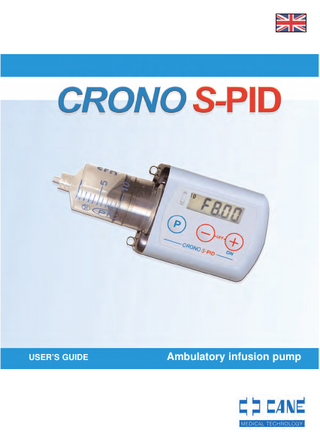 USER’S GUIDE  Ambulatory infusion pump  