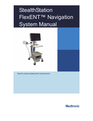 StealthStation FlexENT Navigation System Manual rev A