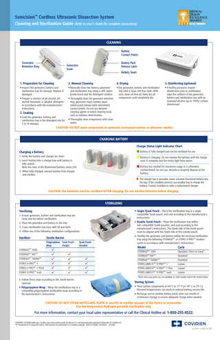 Cleaning and Sterilization Guide Sept 2013