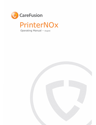 PrinterNOx Operating Manual – English  1  